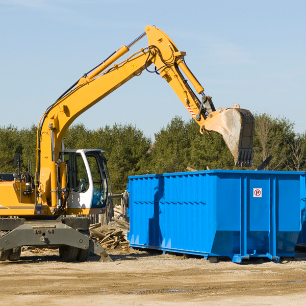 what size residential dumpster rentals are available in Big Oak Flat California